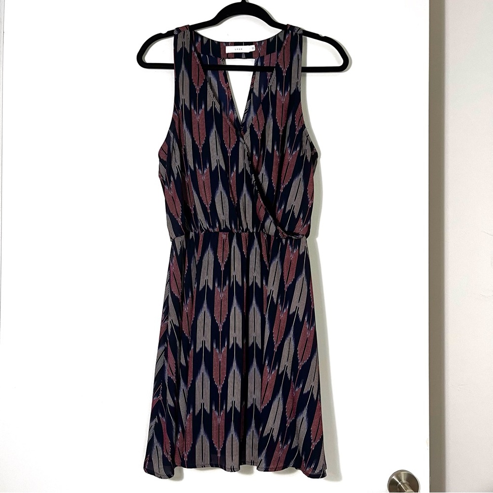 Lush Print Dress Large